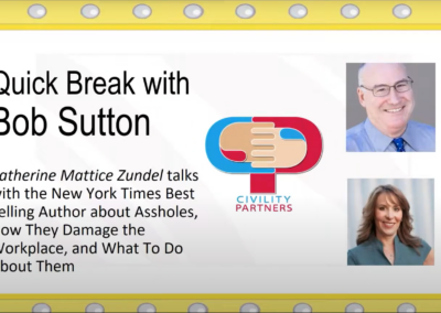 18 minutes with NYT best-selling author Bob Sutton