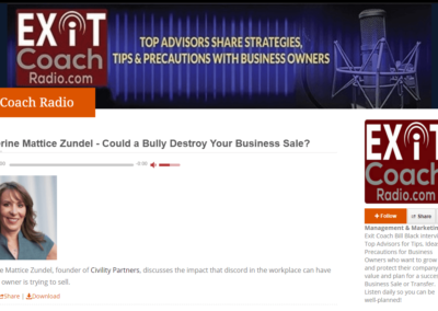 Could a Bully Destroy Your Business Sale? [Podcast]
